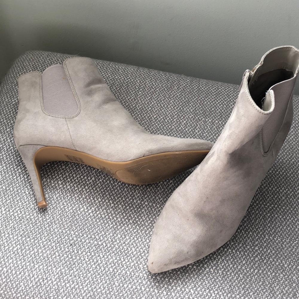 Express Gray Boots Size 8